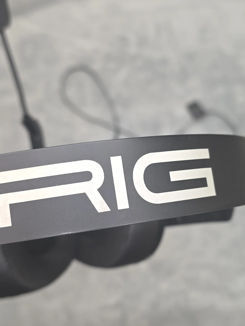 RIG 500 Pro Gaming Headset - Black with White and Blue Accents